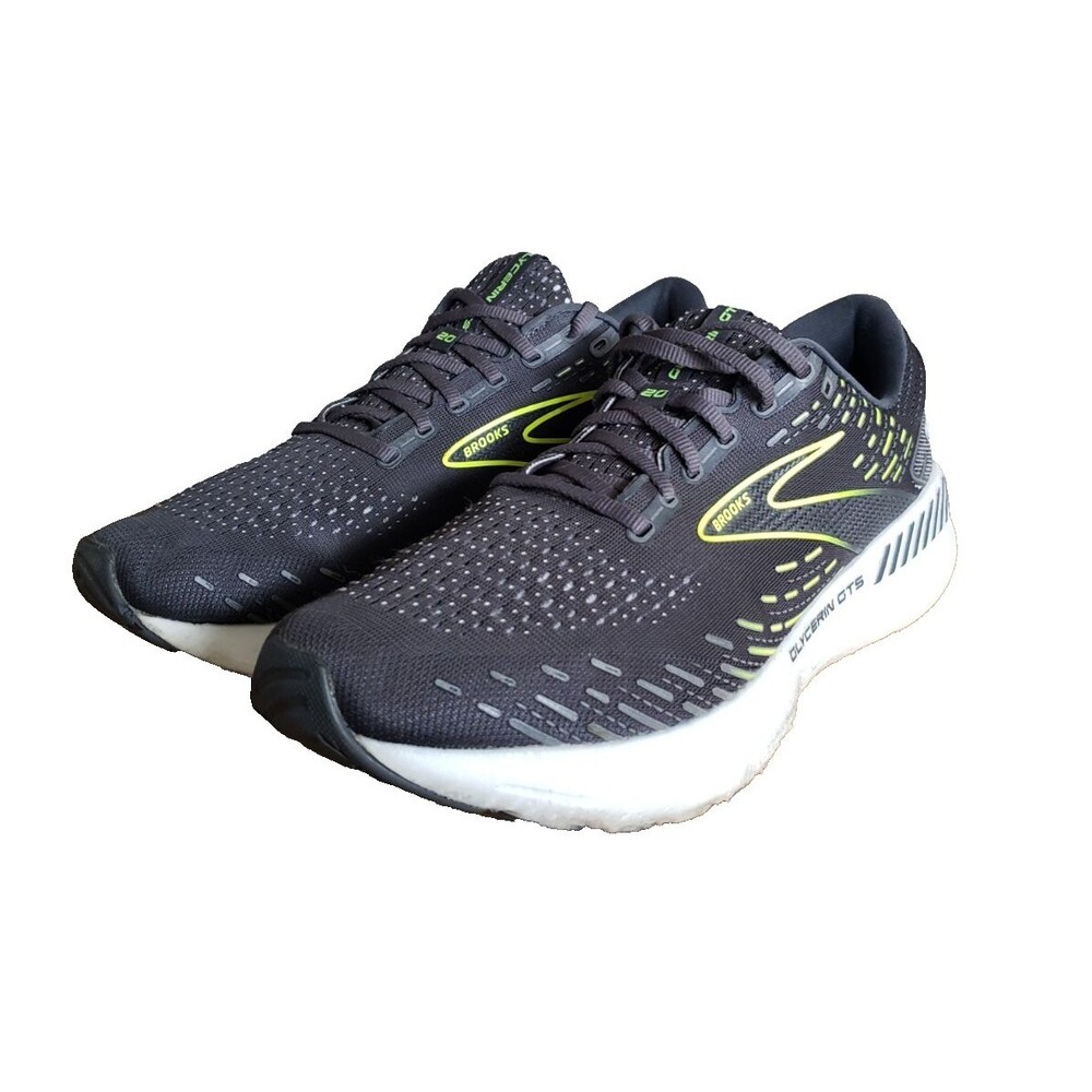 Brooks Men's Glycerin GTS 20 Gray Running & Training Shoes Size 12 Medium (D)